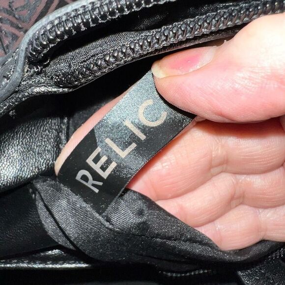 Relic Signature Logo Ladies Handbag Canvas Purse Large Tote - Picture 15 of 16